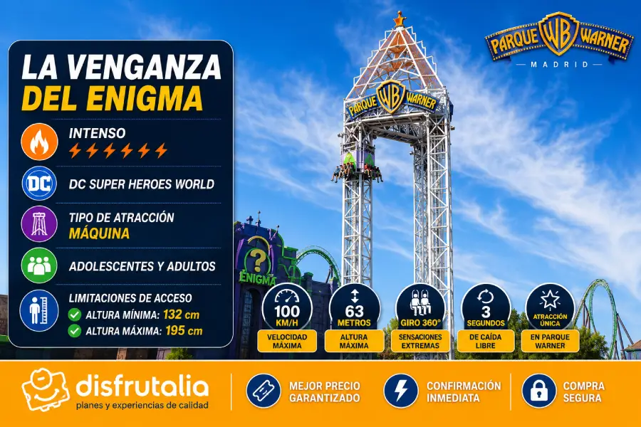 Parque Warner Madrid - La venganza del enigma